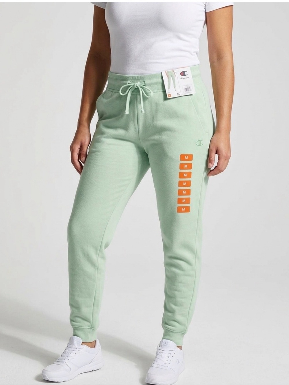 Champion women’s Mint Green Joggers with Drawstring